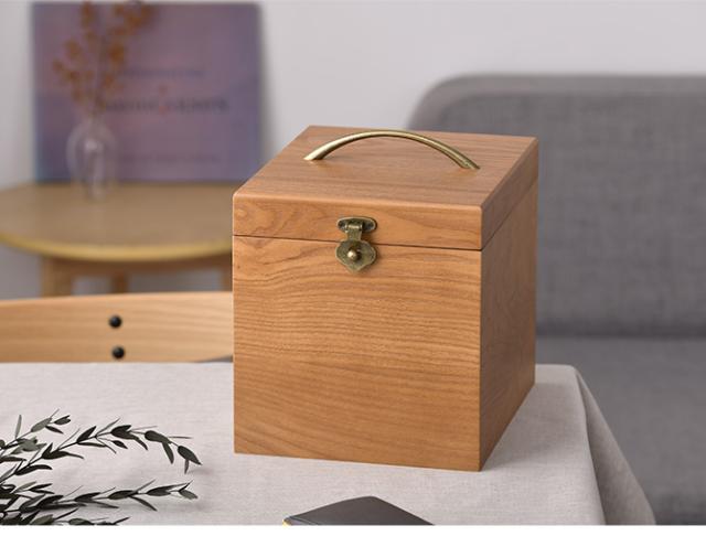 ナチュラルウッド 縦型 コスメボックス ロングミラー  木製 メイクボックス コスメティック 鏡 北欧 ナチュラル おしゃれ シンプル 化粧品 収納  