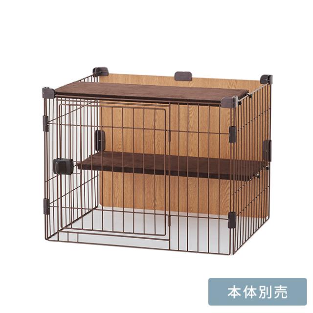 Bonbi ボンビアルコン ウッドワンサークルキャット ワイドドア 2段