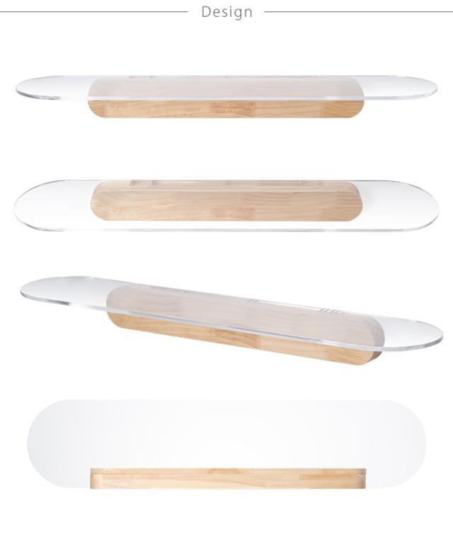 MYZOO マイズー OBLONG 透明キャットステップ 90cm 猫用 キャットステップ キャットウォーク 壁付け 壁掛け クリア アクリル 猫用家具 キャットタワー 北欧