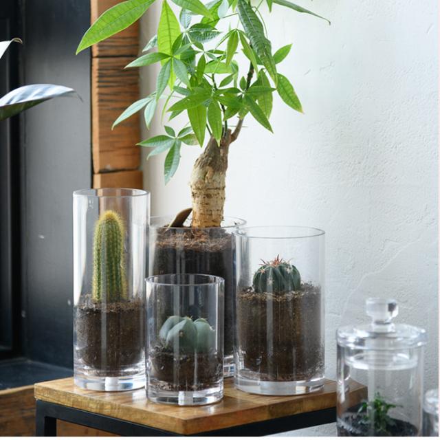 FOYER ホワイエ PVシリンダー 直径15cm×高さ20cm 