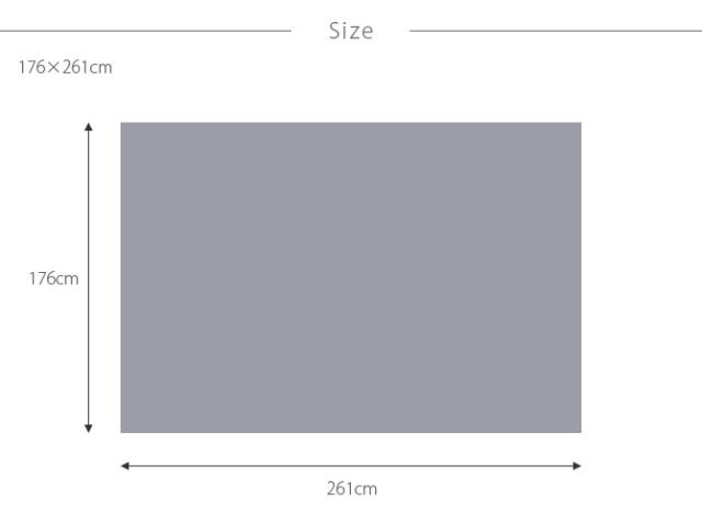 ペットにやさしい平織カーペット ラウム 江戸間3帖 