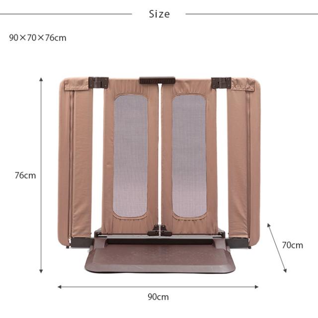 PET SELECT ペットセレクト ペットおくだけとおせんぼ ウォークスルー S  犬 ゲート フェンス メッシュ 便利 置くだけ 簡単設置 開けやすい  