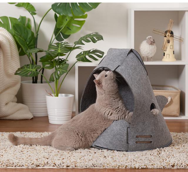 MYZOO マイズー 猫用ベッド NEKOSHARK ネコシャーク  猫用 猫 ペット ベッド 猫ベッド かわいい 面白い MYZOO 北欧  