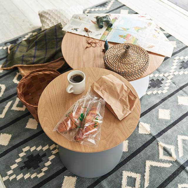 ツートン ラウンドテーブル S 