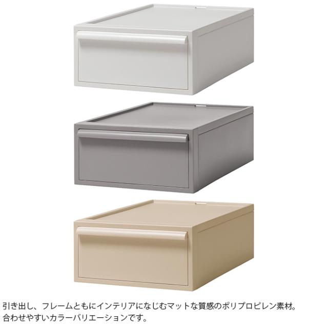 like-it ライクイット クローゼットシステム 引出し S 同色4個セット