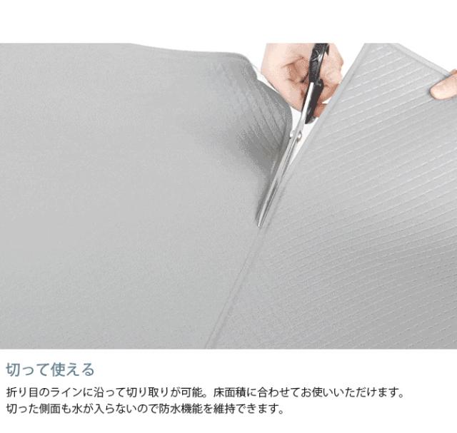 dfang ディパン ペット専用防水クッションマット 100×480cm  犬用 猫用 マット ペットマット 防水 引っかきに強い 抗菌 接触冷感 ホットカーペット対応 床暖房対応  