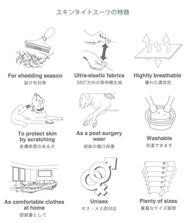 MANDARINE BROTHERS マンダリンブラザーズ インセクトシールドスキンタイトスーツ M、MD、L 