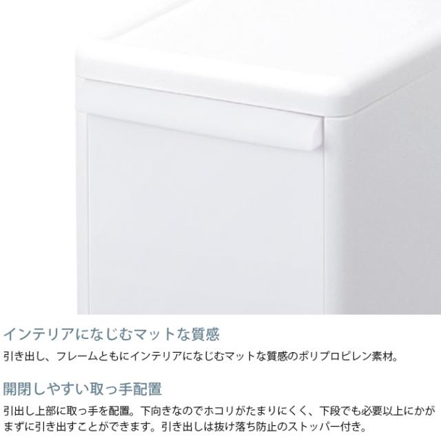 like-it ライクイット 組み合わせて使える収納ケース スリムL 3個組 