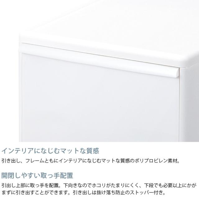 like-it ライクイット 組み合わせて使える収納ケース ワイドL 3個組 