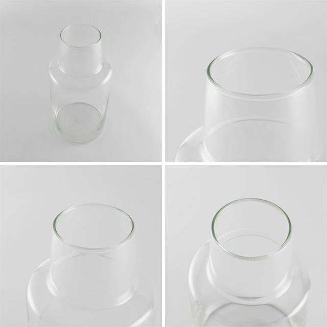 shesay シセイ 枝ものが活けやすい リューズガラス フラワーベース ロケート L 