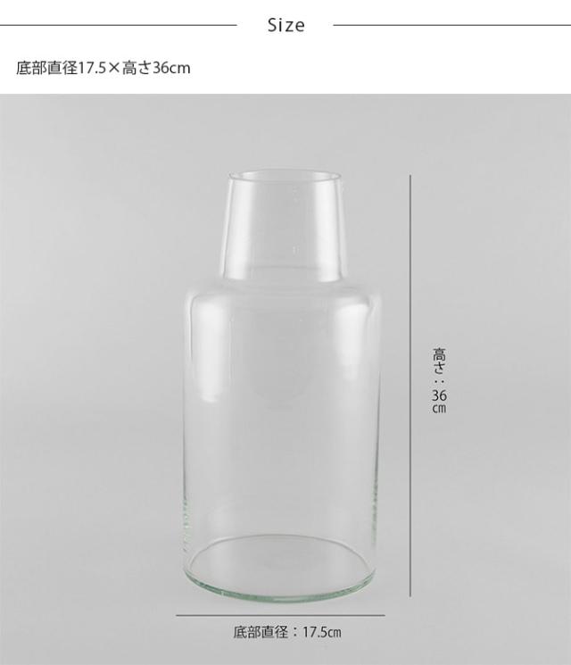 shesay シセイ 枝ものが活けやすい リューズガラス フラワーベース ロケート L 