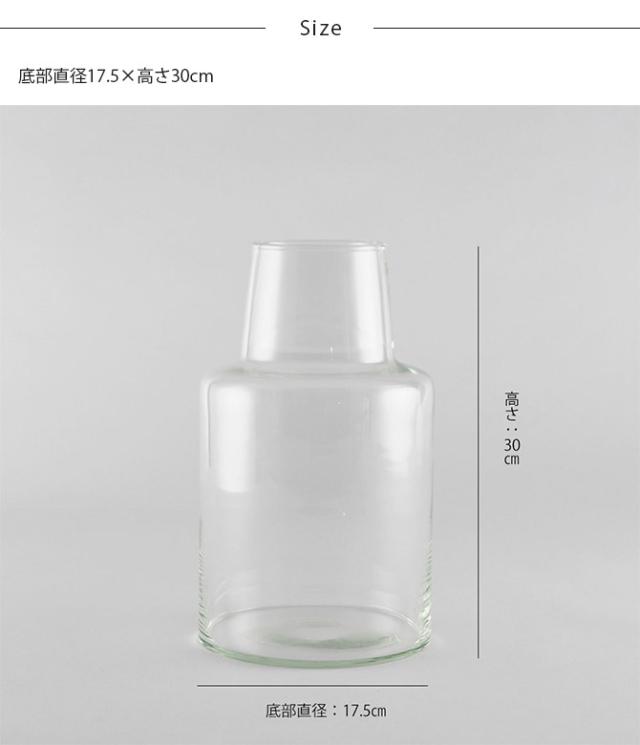 shesay シセイ 枝ものが活けやすい リューズガラス フラワーベース ロケート S 