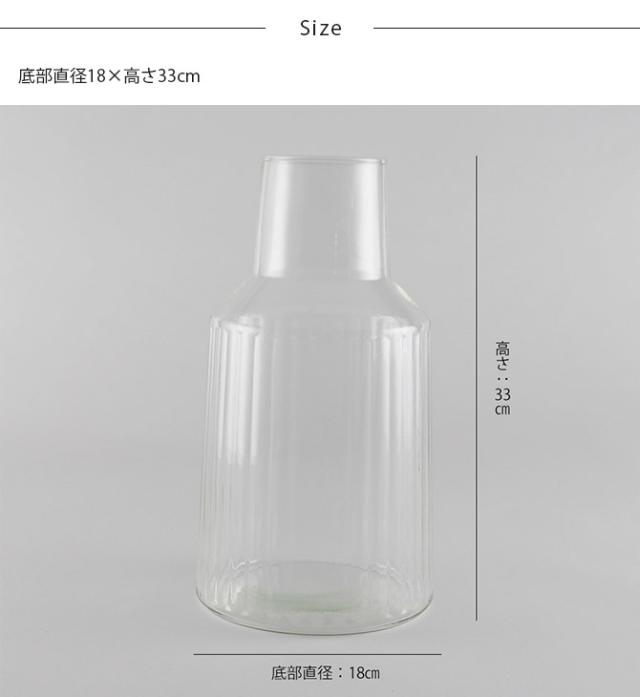 shesay シセイ 枝ものから切り花まで活けられる リューズガラス フラワーベース LL 