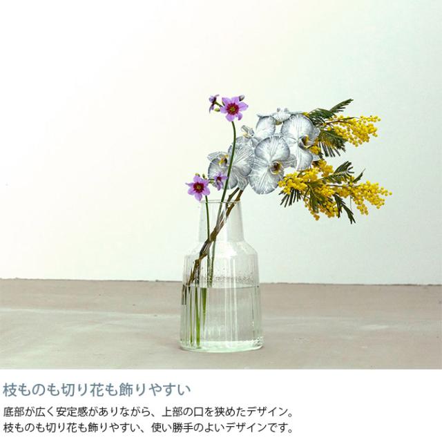 shesay シセイ 枝ものから切り花まで活けられる リューズガラス フラワーベース L