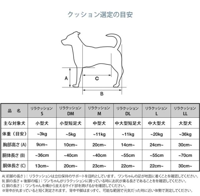 OneAid ワンエイド リラクッション LL  犬 大型犬 介護 シニア ビーズクッション 姿勢サポート 高齢  
