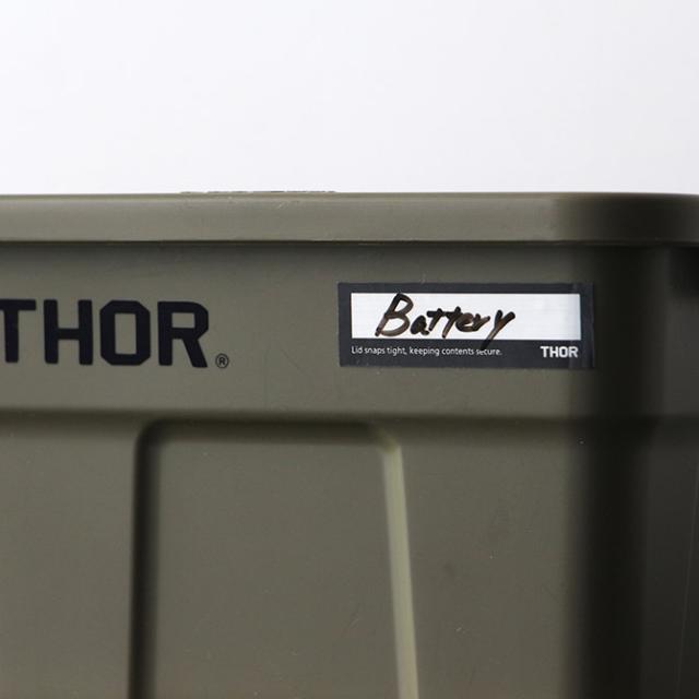 THOR ソー ドキュメントステッカー S ステッカー シール 分類 耐水 おしゃれ 整理収納 ラベリング THOR ソー かっこいい