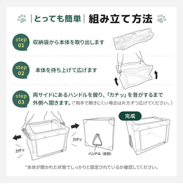 Wanyanya わにゃにゃ ペットクレートSサイズ 犬 クレート ケージ ハウス シンプル おしゃれ グレー ネイビー コンパクト 避難 災害時