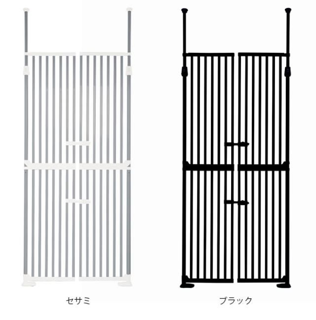 Wanyanya わにゃにゃ 猫脱走防止ゲート にゃんドア 猫 脱走防止 ゲート 扉 突っ張り 両開き 安全 玄関 廊下 窓