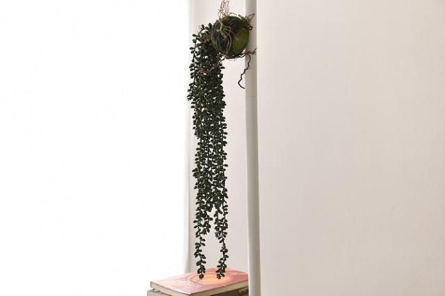 Brown. ブラウン フェイクグリーン グリーンネックレス ハンギングボール 57 