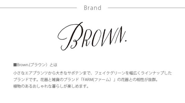 Brown. ブラウン フェイクグリーン スパニッシュモス ハンギングブッシュ グリーン 152 