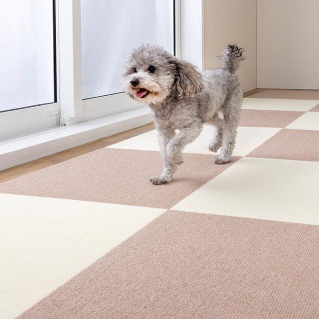 ペット用撥水タイルマット 45×45cm 同色10枚入り