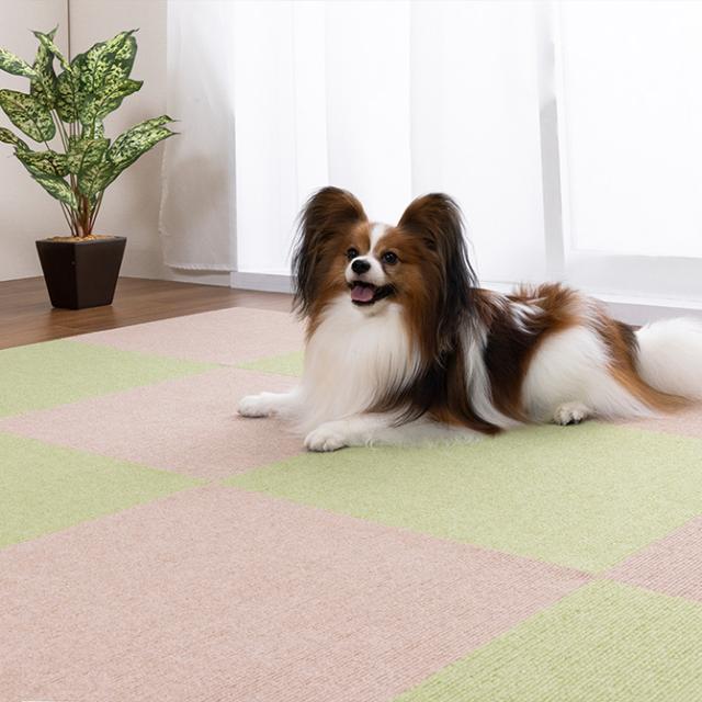 ペット用撥水タイルマット 45×45cm 同色30枚入り