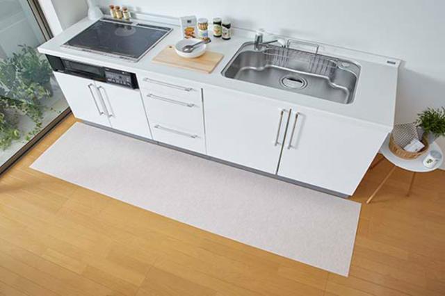 吸着 拭けるキッチンマット 60×240cm 