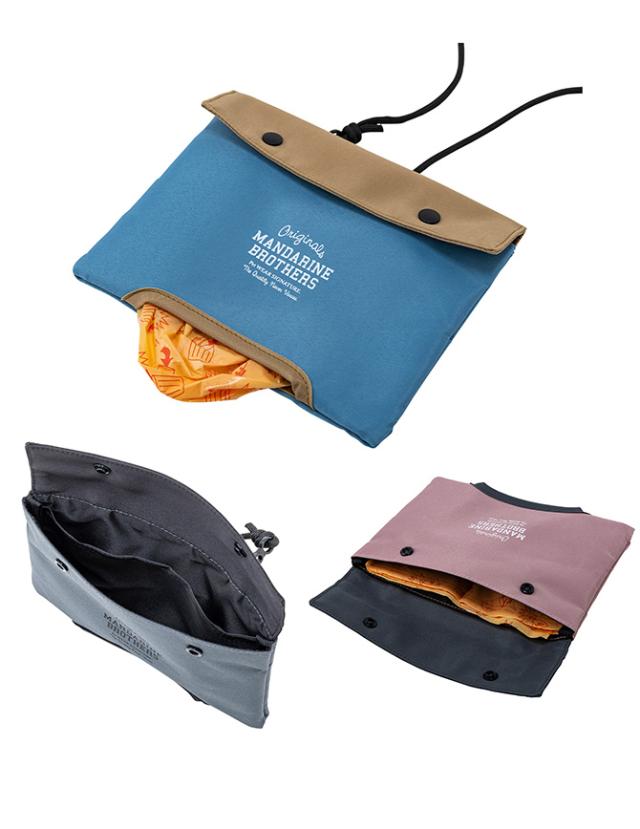 MANDARINE BROTHERS マンダリンブラザーズ バリア袋サコッシュ 犬 猫 マナーポーチ うんち袋 サコッシュ 散歩 犬の散歩