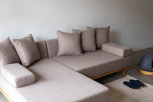 Fumi フミ クッションでくつろぐソファ セミワイド 交換用カバー 