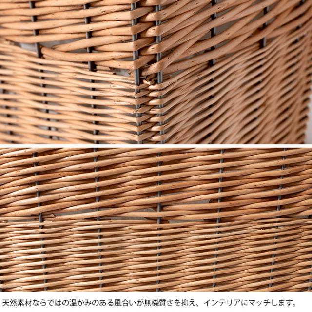 BRID ブリッド Olika ウィロー ランドリーバスケット キャスター付き 28L 