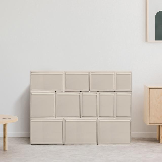 like-it ライクイット 組み合わせて使える収納ケース ワイドM 単品 