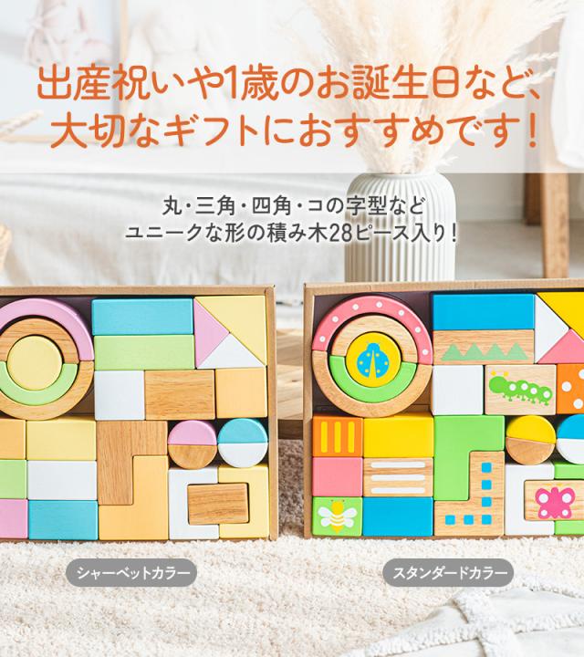 エデュテ ベビー＆キッズ SOUNDブロックス LARGE 28ピース ORG-028 