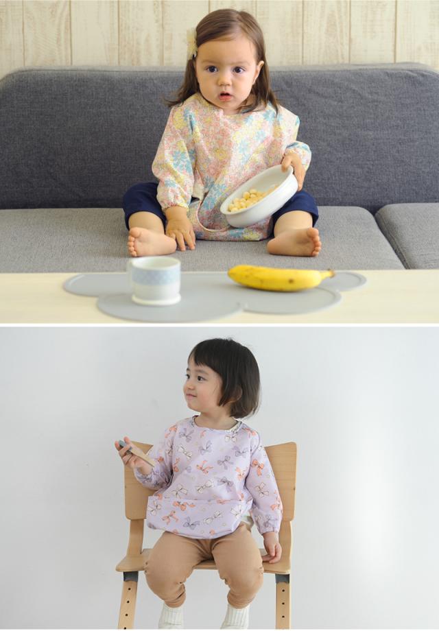 I LOVE BABY アイラブベビー ロングスリーブお食事エプロン 6582611