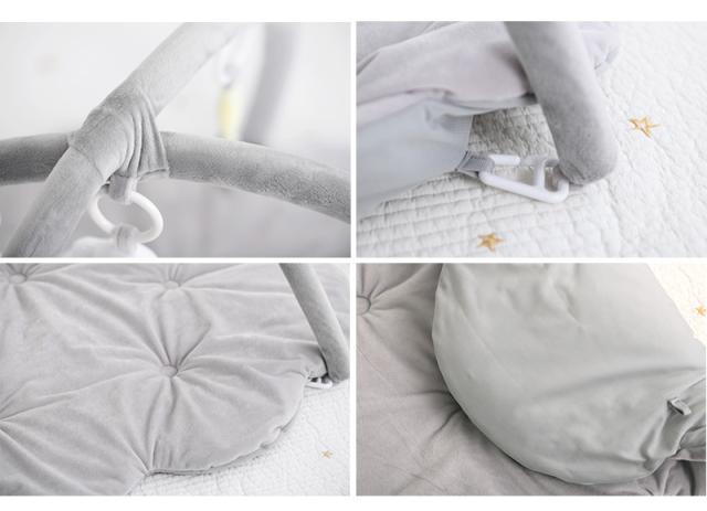 成長に合わせて長く使える ふわふわくものプレイジムマット 88-1237 