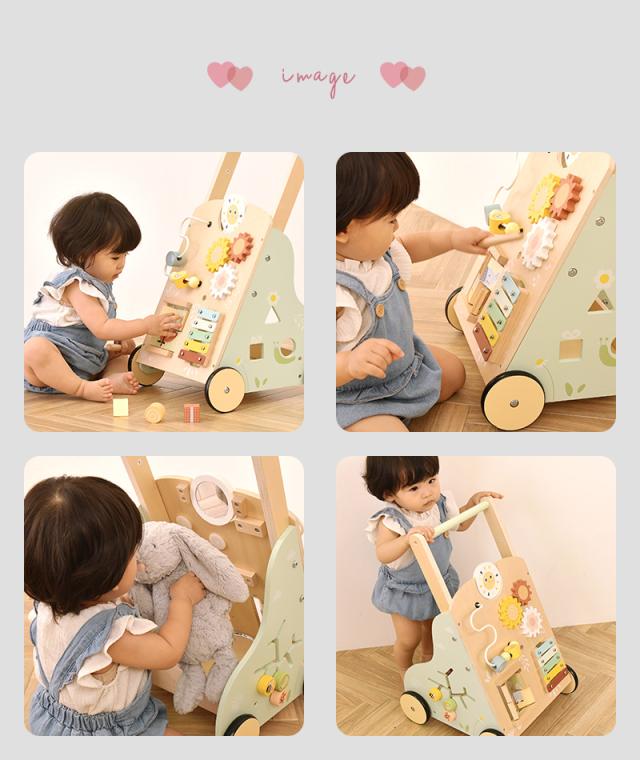 Tooky Toy トゥーキートイ ベビーウォーカー 手押し車 TJ712 