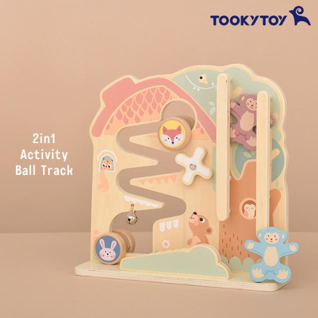 Tooky Toy トゥーキートイ カタ、ころ!2in1スロープ TK397N