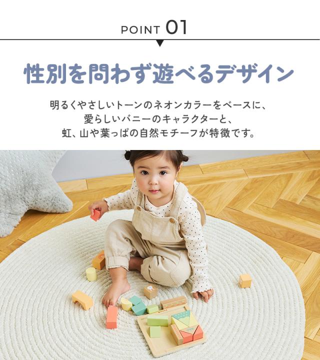 Polar B ポーラービー バニーシリーズ つみきパズル 22ピース TYPR44290