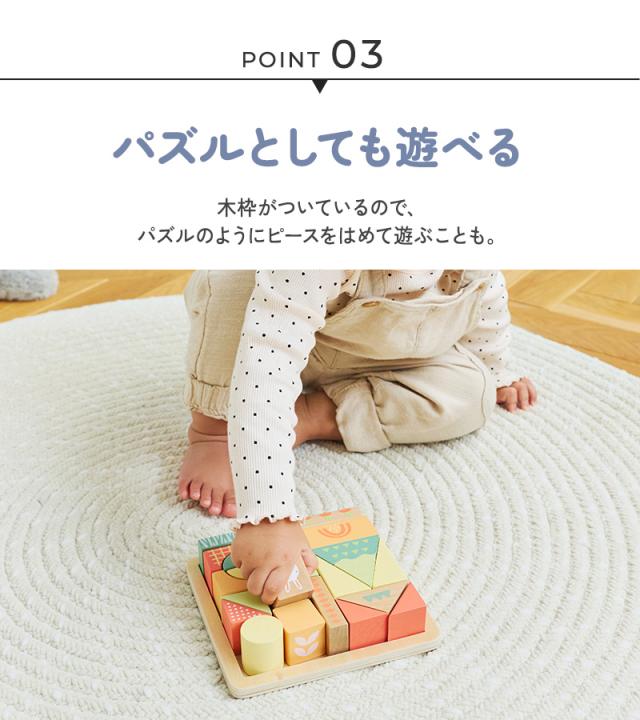 Polar B ポーラービー バニーシリーズ つみきパズル 22ピース TYPR44290