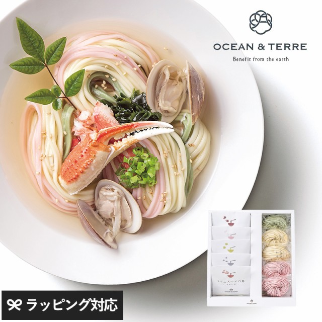 OCEAN ＆ TERRE 野菜うどんセットG  うどん 贈答用 おしゃれ 高級 ギフト 甘くないもの 詰め合わせ 和食 プレゼント 贈り物 お中元 お歳暮 内祝い 引出物  