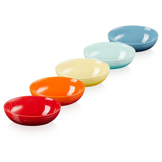 ルクルーゼ　ネオ・ラウンドプレートプレート　お皿　17cm 5枚セット 楽天市場】ル・クルーゼ 公式 ｜ ネオ・ラウンド・プレート 17cm