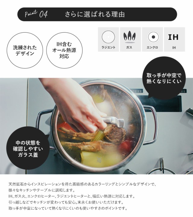 WMF ヴェーエムエフ フュージョンテック ソースパン16cm 片手鍋 蓋付き 無水鍋 無水調理鍋 おしゃれ ドイツ製 焦げ付かない IH対応 食洗器対応 丈夫 頑丈