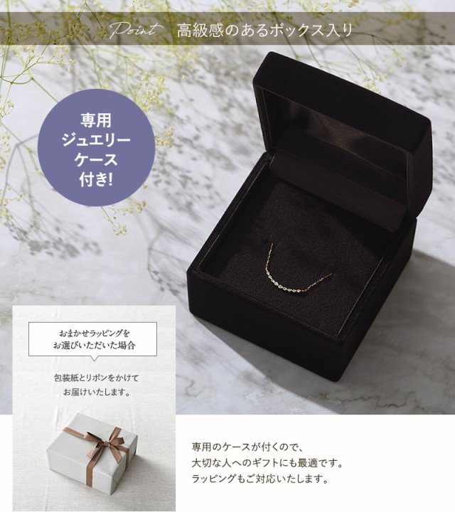 ダイヤモンド ラインネックレス 0.2ct  ネックレス レディース ダイヤ シンプル おしゃれ 大人 女性 プレゼント ギフト ラッピング  