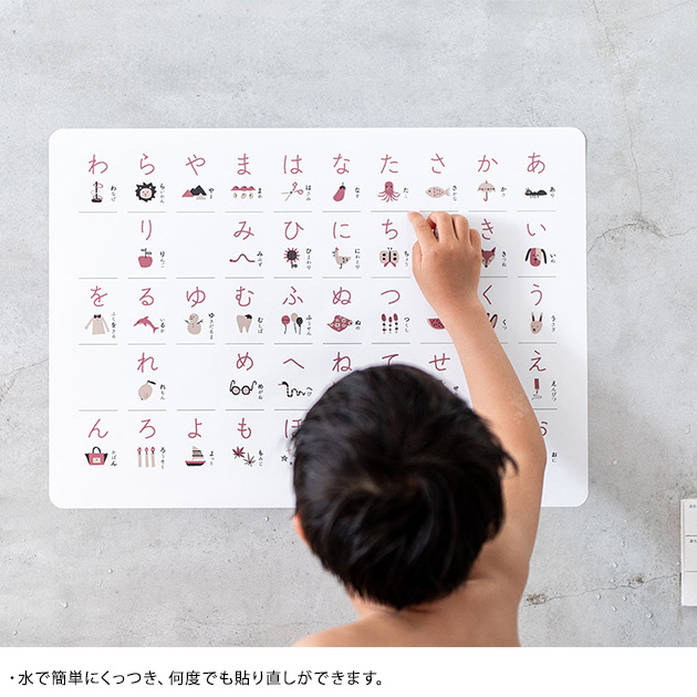 FORNE フォルネ 知育ポスター 3枚セット  知育玩具 小学生 おしゃれ お風呂 防水 ひらがな カタカナ 文字 もじ 言葉 ことば 日本地図 都道府県 入学祝い  