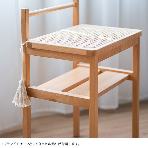 Mash マッシュ サイドテーブル amu アム サイドラック 小さい コンパクト スリム 木製 ラタン 飾り棚 おしゃれ シンプル ナチュラル