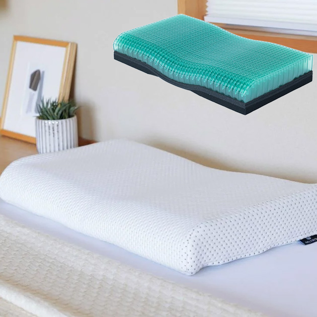 ジェルトロンピロー マイズα 枕 まくら 肩こり 首こり ストレートネック 日本製 洗える 高さ調整 低め ジェルまくら