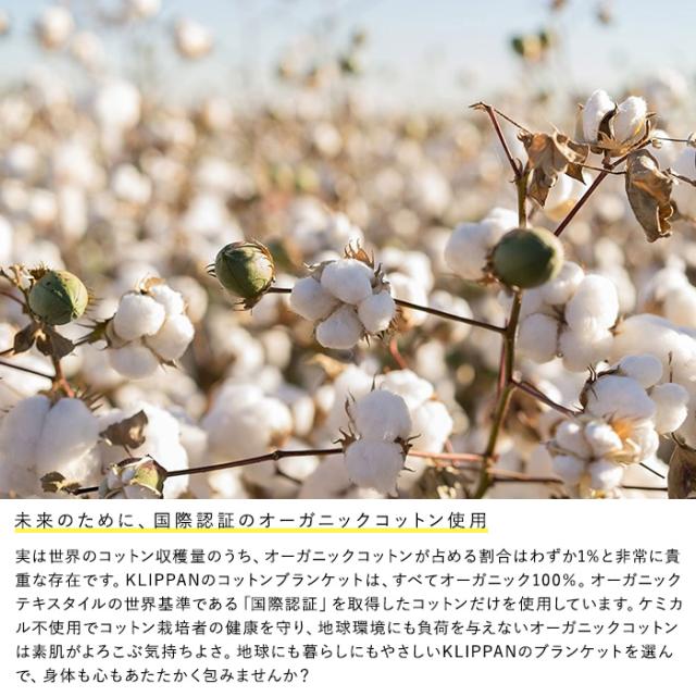 KLIPPAN クリッパン【正規取扱店】 コットンシングルブランケット フォレストスプーン  スローケット ひざ掛け 膝掛け オールシーズン おしゃれ 北欧 高級 洗える 洗濯機 高級 ギフト プレゼント ミナペルホネン  