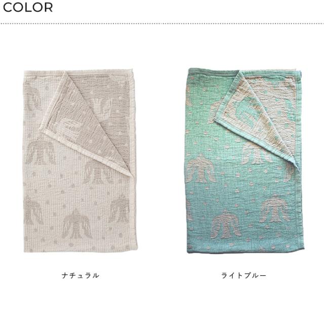 KLIPPAN クリッパン【正規取扱店】 リネン＆シュニールコットン ハーフブランケット birds in the snow  ハーフケット 夏用 おしゃれ 北欧 ひざ掛け 洗濯機 洗える ギフト プレゼント ミナ  