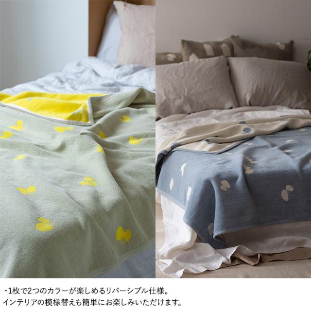 KLIPPAN クリッパン【正規取扱店】 シュニールコットン シングルブランケット CHOUCHO  スローケット 厚手 高級 おしゃれ 北欧 肩掛け 洗濯機 洗える ギフト プレゼント ミナペルホネン  