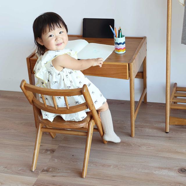 Herit. ヘリット キッズチェア 子供用いす 子供用チェア おしゃれ シンプル 北欧 木製 学習チェア 学習椅子 幼児 小学生 低学年 高さ調節可能 スタッキング 保育園 幼稚園