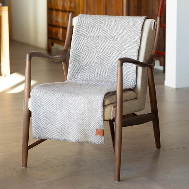 KLIPPAN クリッパン【正規取扱店】 ウール ハーフブランケット グースアイ MIDI  ハーフケット ひざ掛け おしゃれ 北欧 高級 ブランケット スローケット ベビーカー ギフト プレゼント  